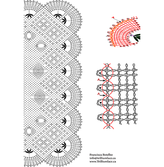 Bobbin lace pattern N°2