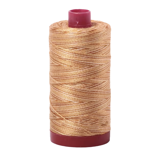 Aurifil 12 Solid -Variegated tones