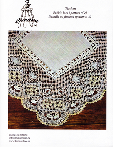 Dentelle aux fuseaux modèle N°2