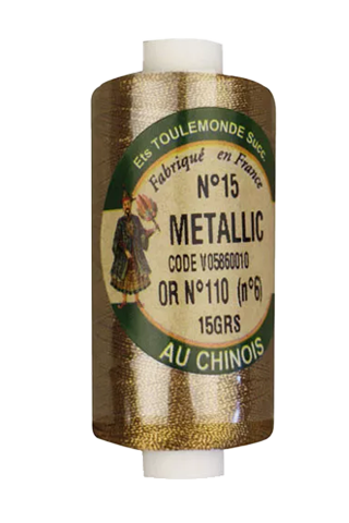 Fil dentelle métallisé 