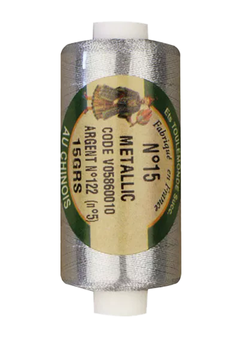 Fil dentelle métallisé 