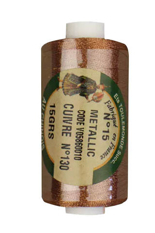 Fil dentelle métallisé 