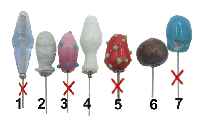 Hand Blown Glass Divider